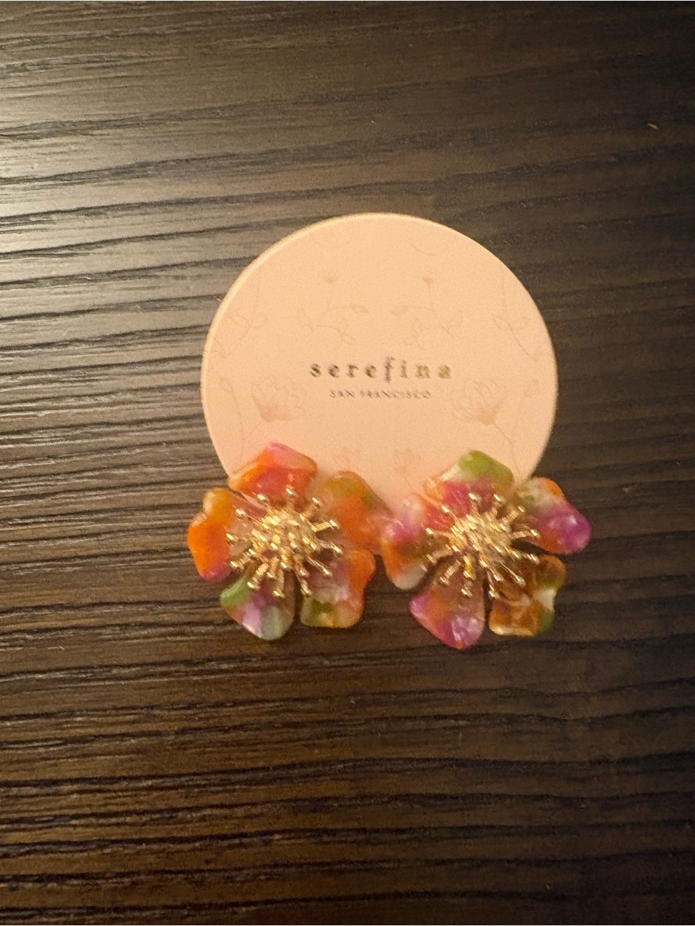 NEW Serefina Multicolor Flower Earrings